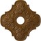 Ekena Millwork Peralta Ceiling Medallion (Fits Canopies up to 4 5/8"), 17 3/4"OD x 3 1/8"ID x 1"P, Smokey Topaz CM17PESTF - alternate 1